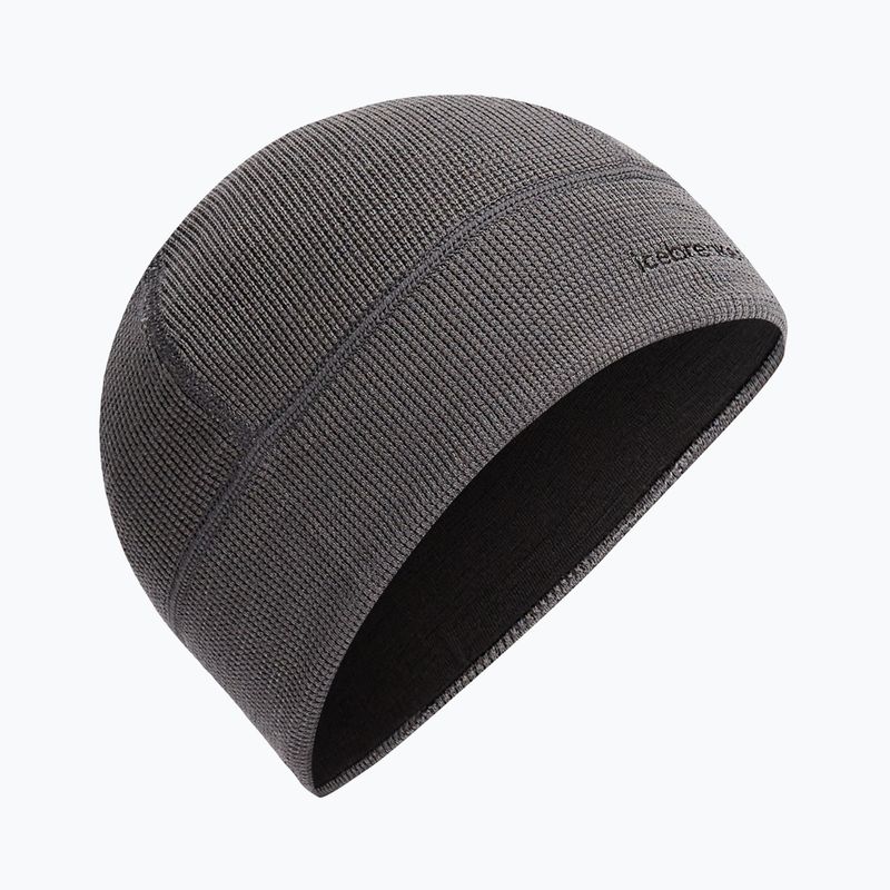 Žieminė kepurė icebreaker Merino 260 Waffle Reversible Beanie obsidian/black