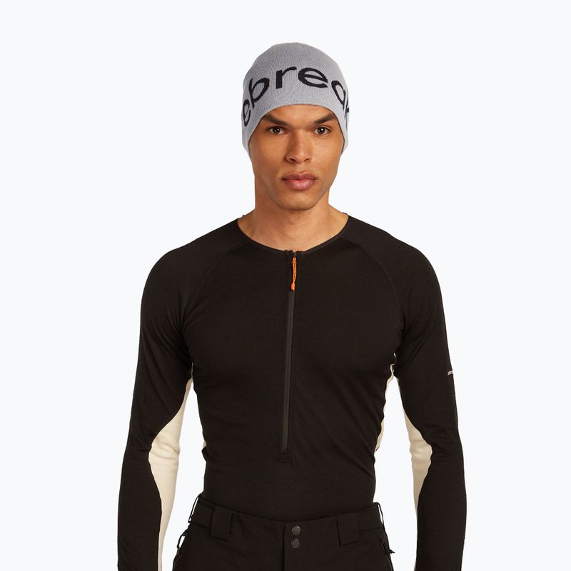 Žieminė kepurė icebreaker Merino Icebreaker Beanie alloy/black 2