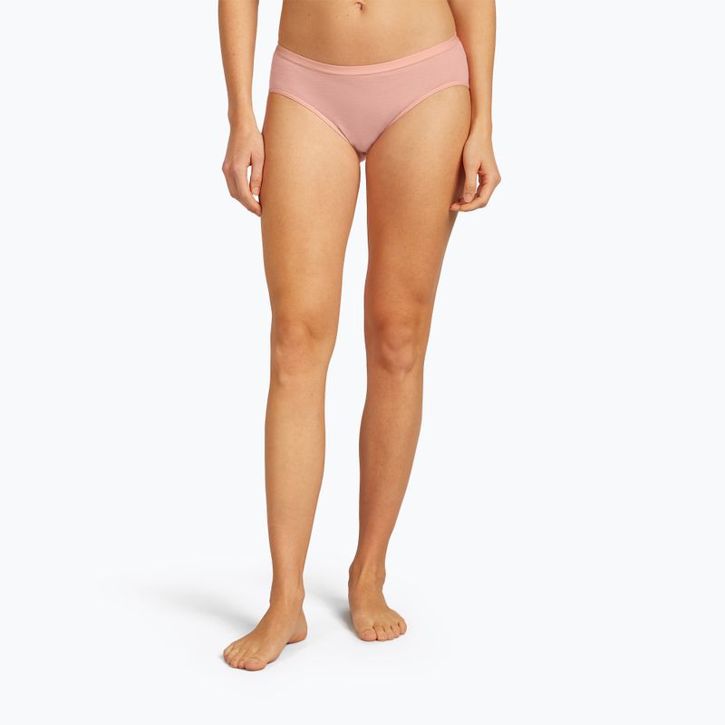 Moteriškos terminės kelnaitės Icebreaker Siren Hipkini blush 2