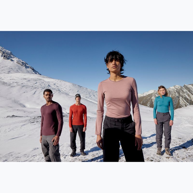 Termoaktyvus moteriškas džemperis icebreaker 200 Oasis Crewe summit/blush/s 9