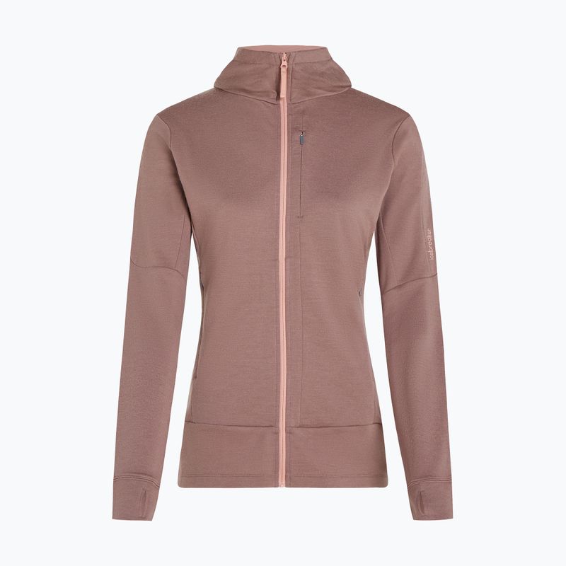 "Icebreaker" moteriška striukė su gobtuvu "Merino 260 Quantum IV Zip Hoodie summit/blush 11