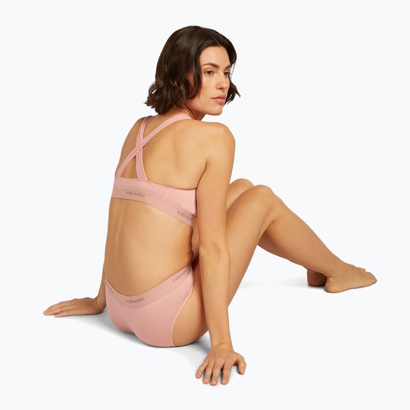 "Icebreaker" moteriškos termo kelnaitės Merino 125 Cool-Lite Sprite Hipster blush 8