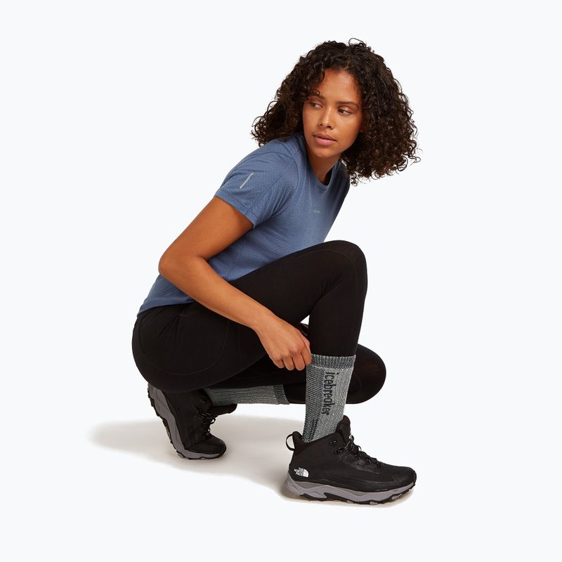 Moteriškos kojinės Icebreaker Merino Hike+ Mountaineer Mid Calf jet heather/black 5
