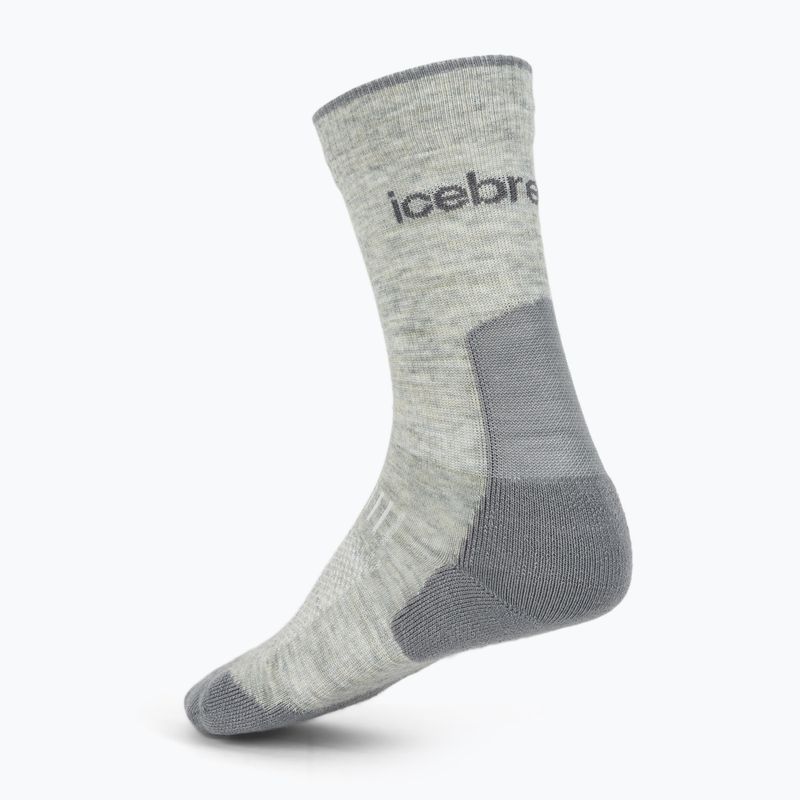 Moteriškos kojinės icebreaker Merino Hike+ Light Crew 2 pairs blizzar hthr/alloy 2