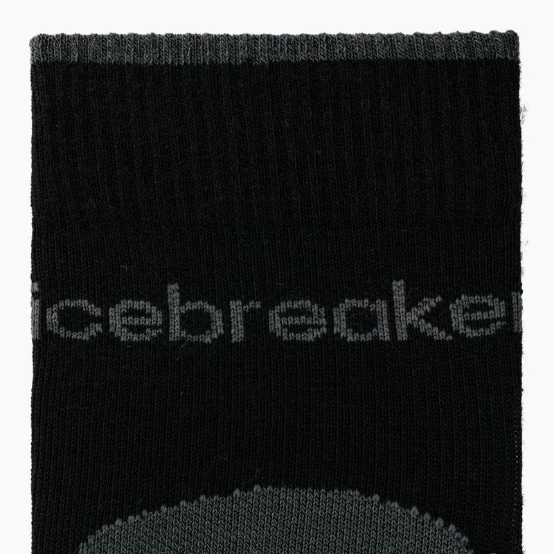 Vyriškos kojinės icebreaker Merino Hike+ Light Crew 2 pairs black/obsidian 3