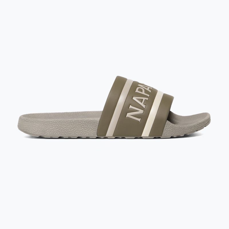 Vyriškos šlepetės Napapijri NP0A4IQV dark olive 2