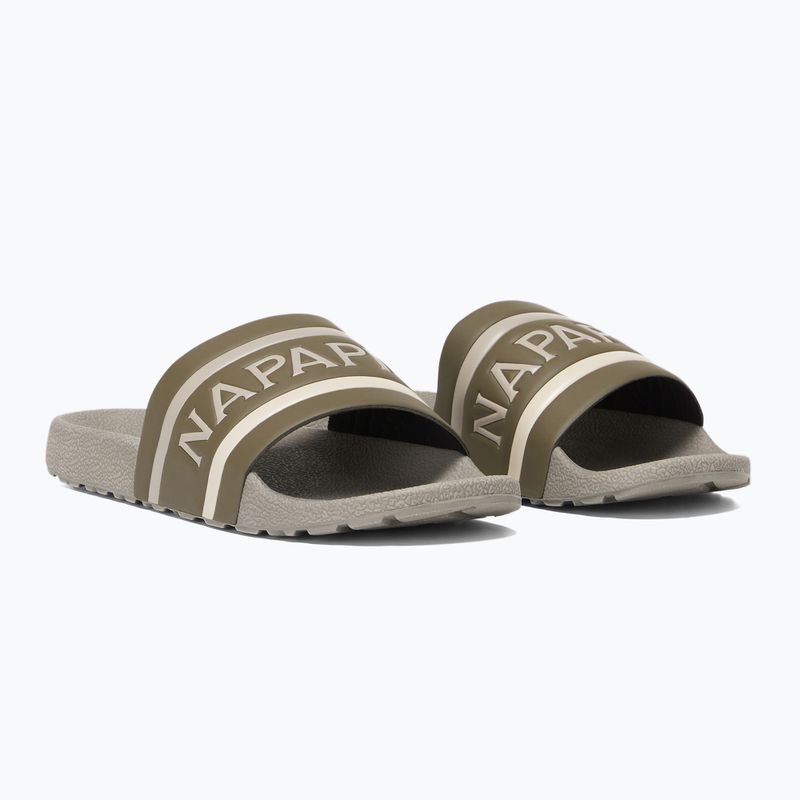 Vyriškos šlepetės Napapijri NP0A4IQV dark olive 2 4