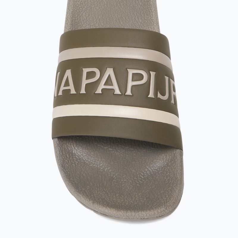 Vyriškos šlepetės Napapijri NP0A4IQV dark olive 2 7