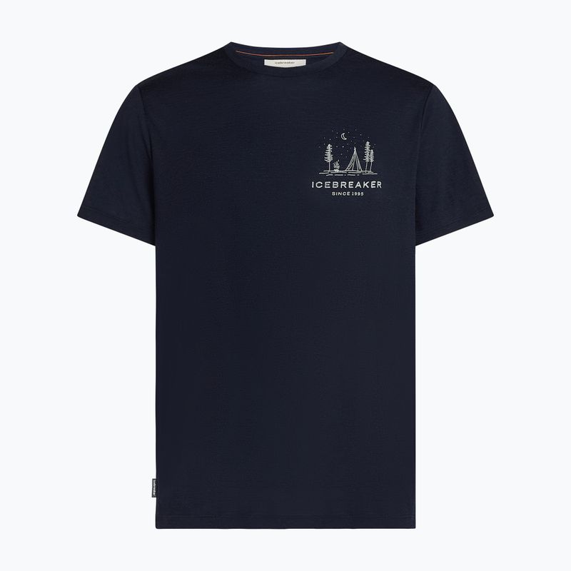 Vyriški marškinėliai icebreaker Merino 150 Tech Lite Peaceful Pass Tee midnight navy 7