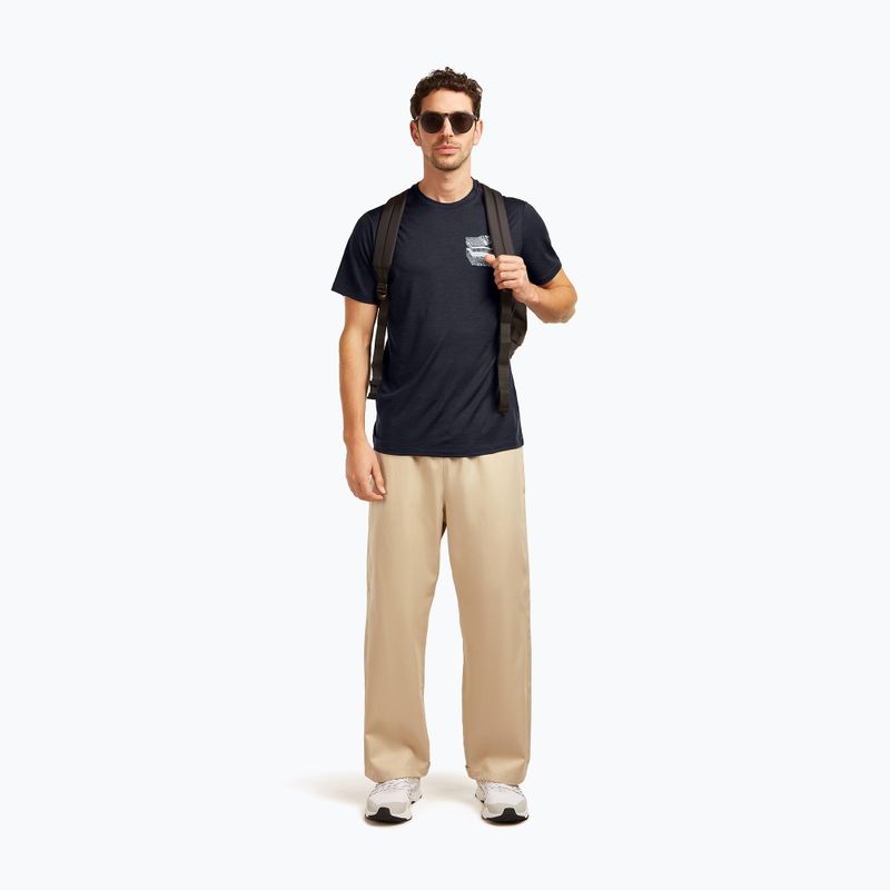 Vyriški marškinėliai icebreaker Merino 150 Tech Lite Evolving Lay Tee midnight navy 4
