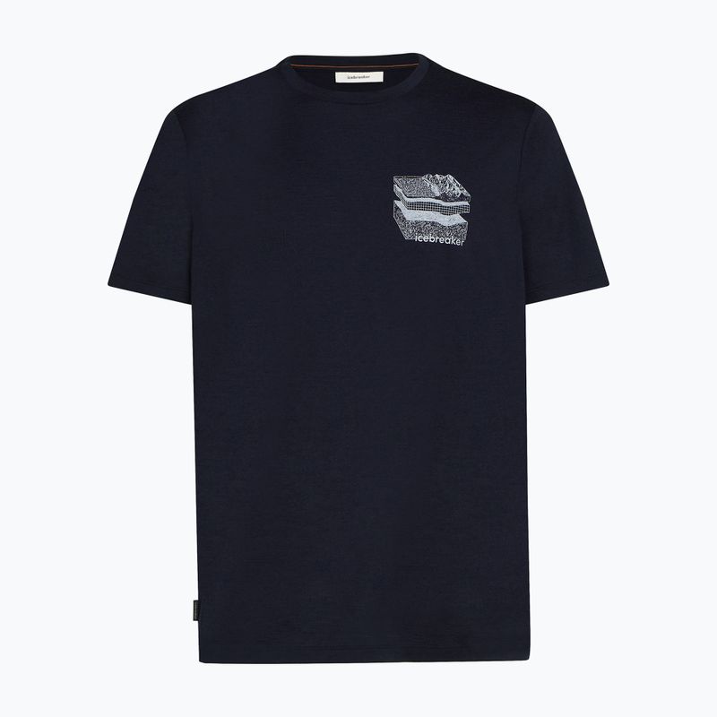 Vyriški marškinėliai icebreaker Merino 150 Tech Lite Evolving Lay Tee midnight navy 7