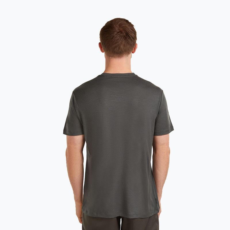 Vyriški marškinėliai icebreaker Merino 150 Tech Lite The Peaks obsigian 3