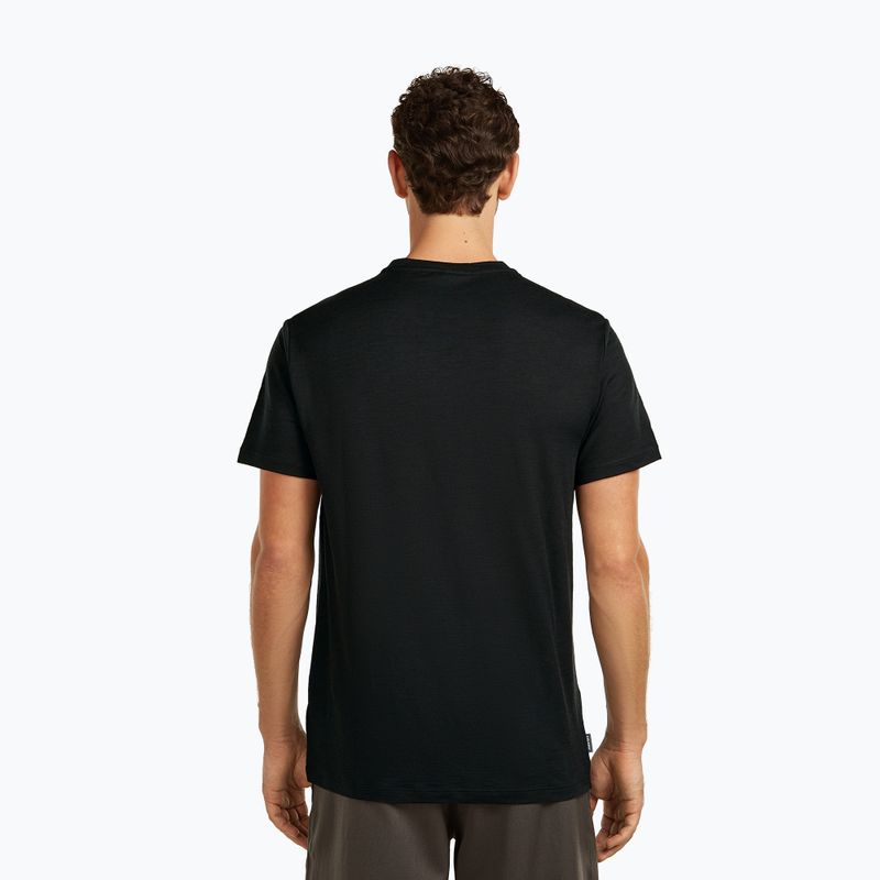 Vyriški marškinėliai icebreaker Merino 150 Tech Lite Transportage Tee black 3