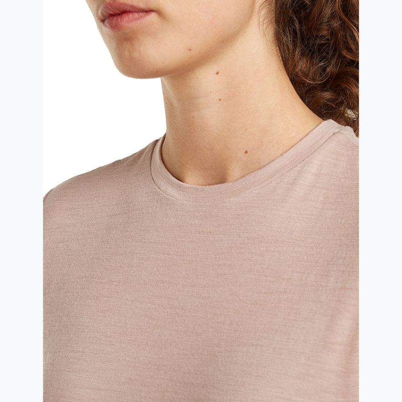 Moteriški žygio marškinėliai icebreaker Merino 150 Tech Lite III Tee pink quartz 5