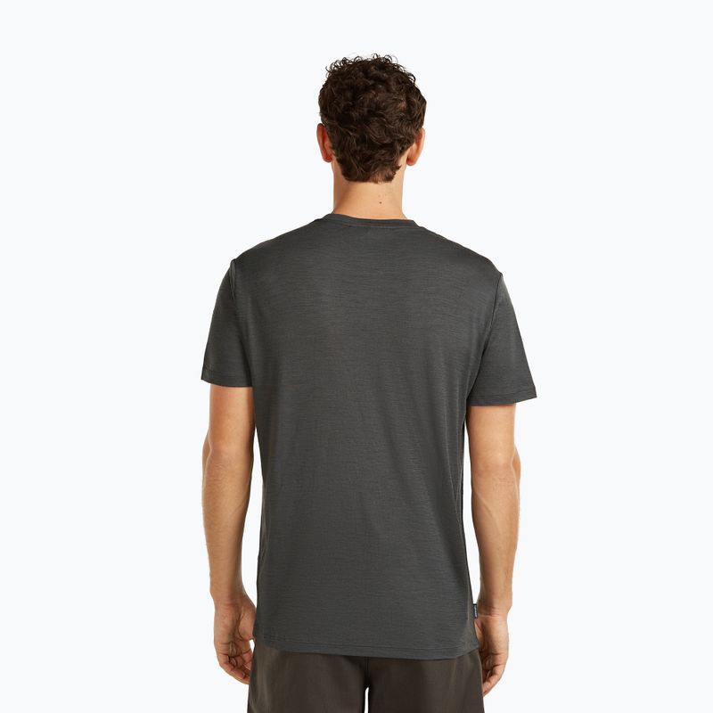 Vyriški marškinėliai icebreaker Merino 150 Tech Lite Bear Catch Tee obsidian 3