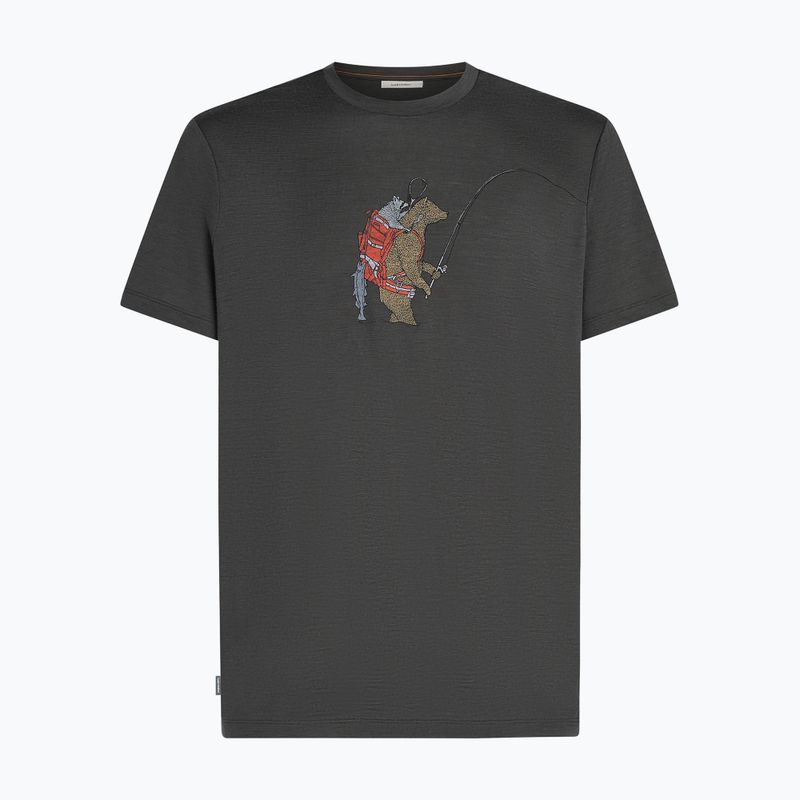 Vyriški marškinėliai icebreaker Merino 150 Tech Lite Bear Catch Tee obsidian 7
