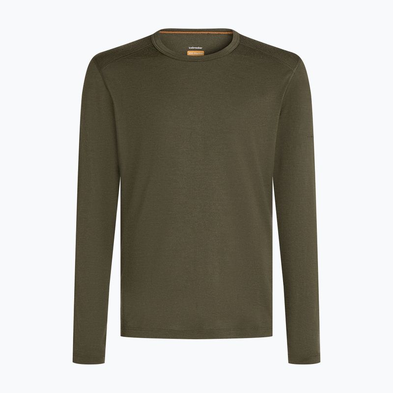 Vyriški termoaktyvūs marškinėliai ilgomis rankovėmis Icebreaker 200 Oasis Crewe  dark loden 7