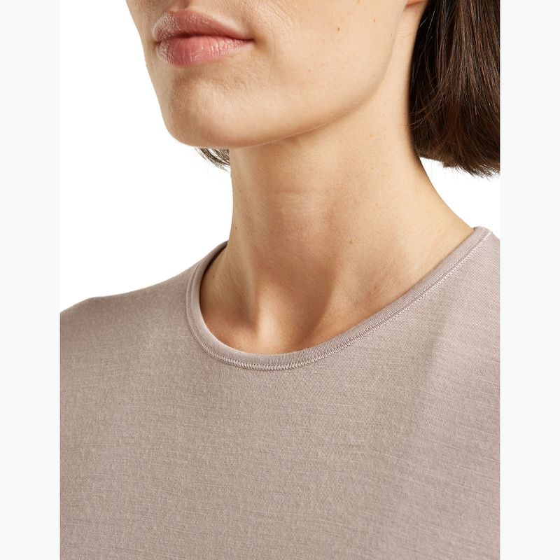 Moteriški termoaktyvūs marškinėliai ilgomis rankovėmis Icebreaker 200 Oasis Crewe  pink quartz 5