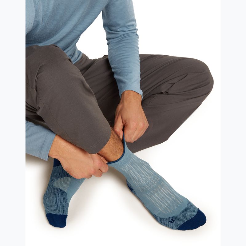 Vyriškos kojinės Icebreaker Merino Hike+ Ultralight Quarter flint blue/atlantis 4