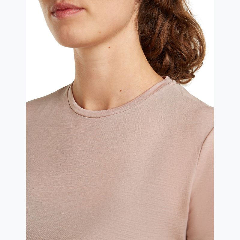 Moteriški žygio marškinėliai icebreaker Merino 125 Cool-Lite™ Sphere III pink quartz 5