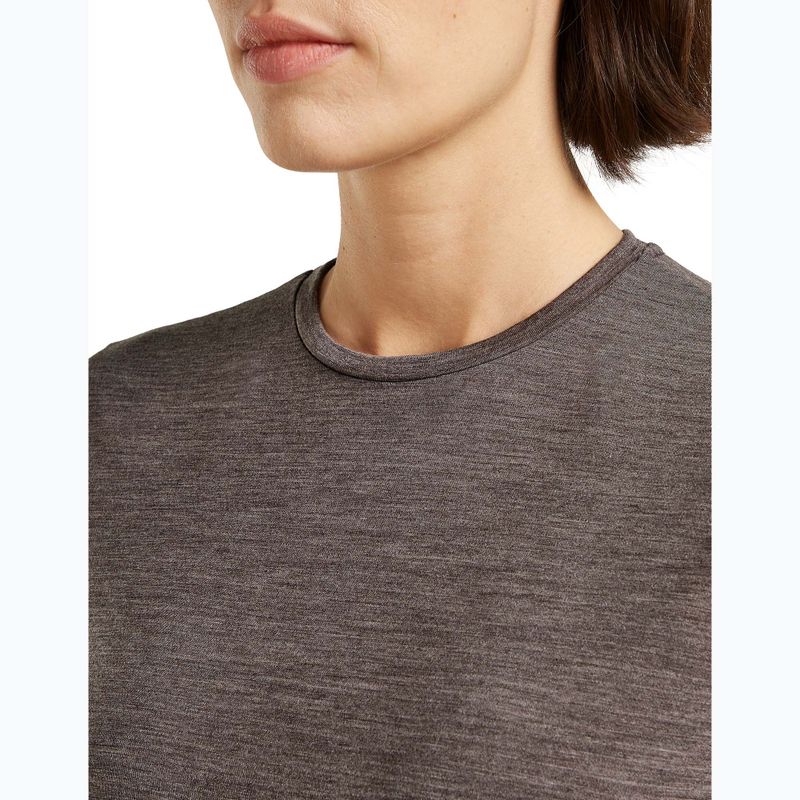 Moteriški žygio marškinėliai icebreaker Merino 125 Cool-Lite™ Sphere III bittersweet hthr 5