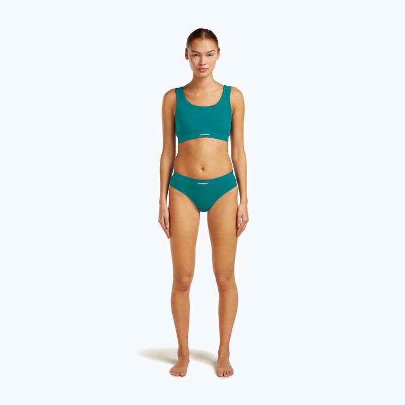 Termoaktyvi liemenėlė icebreaker Merino Rib Lotus tidal teal 2