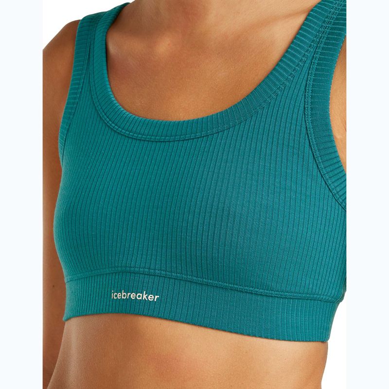 Termoaktyvi liemenėlė icebreaker Merino Rib Lotus tidal teal 4