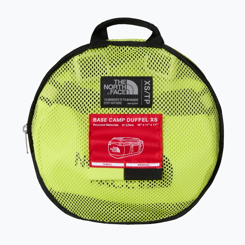 Kelioninis krepšys The North Face Base Camp Duffel XS 31 l fizz lime/lemon mist/tn 4