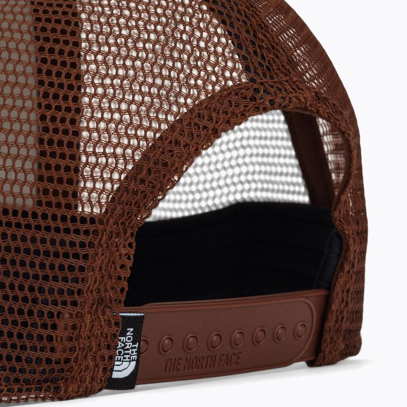 Vyriška kepurė su snapeliu The North Face Mudder Trucker ember soil-white dune 4