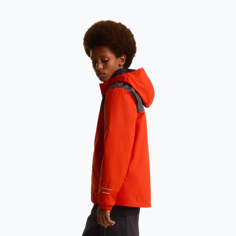 Vaikiška striukė nuo lietaus The North Face Antora lava red 5