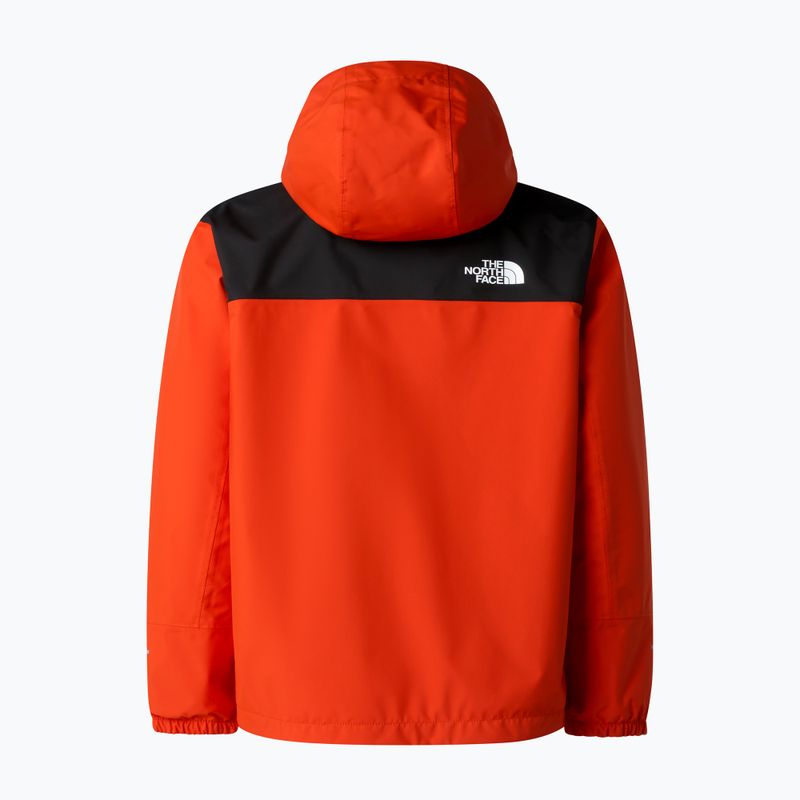 Vaikiška striukė nuo lietaus The North Face Antora lava red 7