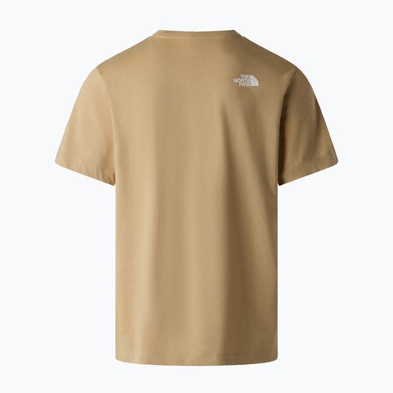 Vyriški marškinėliai The North Face Evolution Half Dome khaki stone 7