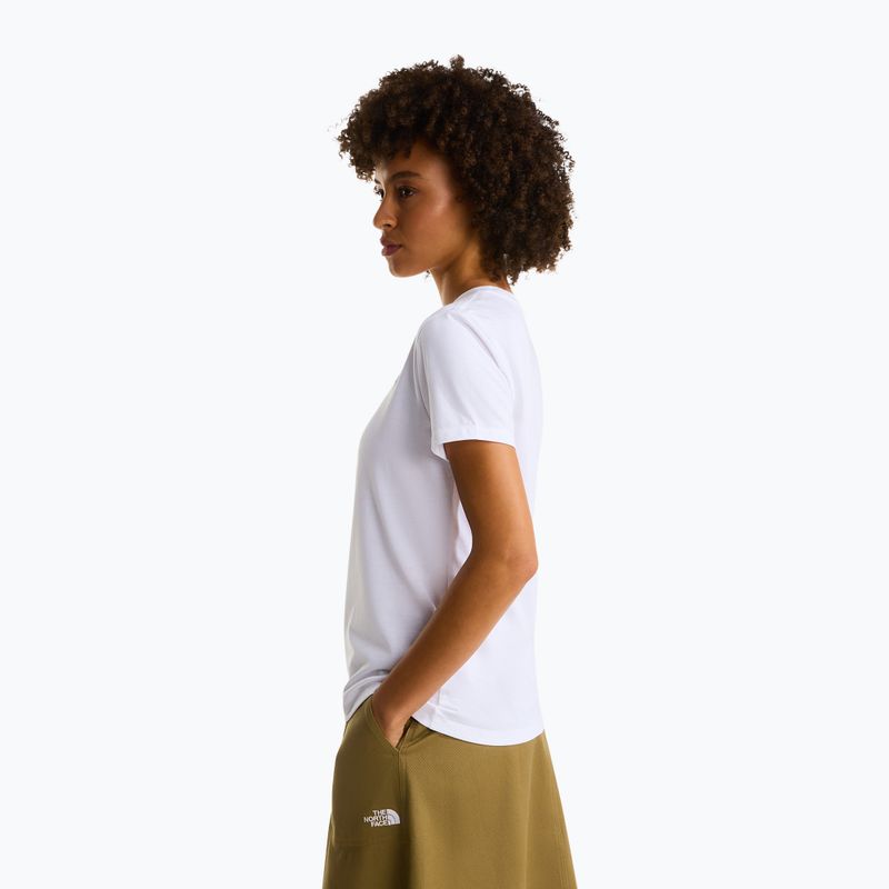 Moteriški marškinėliai The North Face Evolution Simple Dome Slim SS tnf white 4