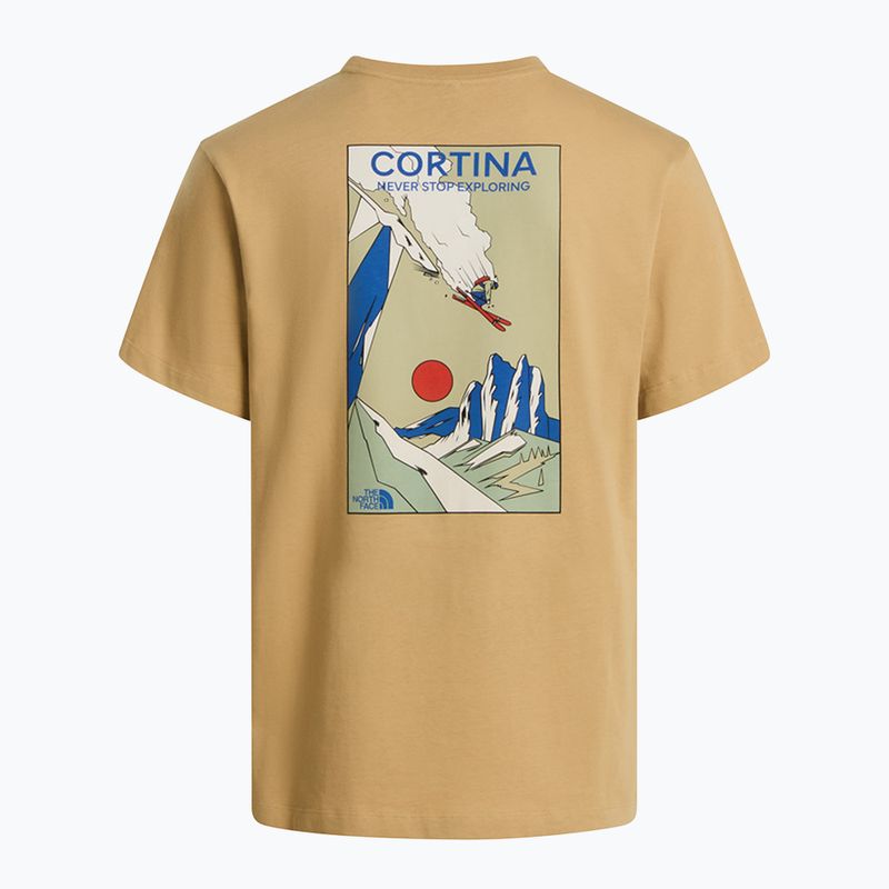 Vyriški trekingo marškinėliai The North Face Mountain Celebration Regular khaki stone 5