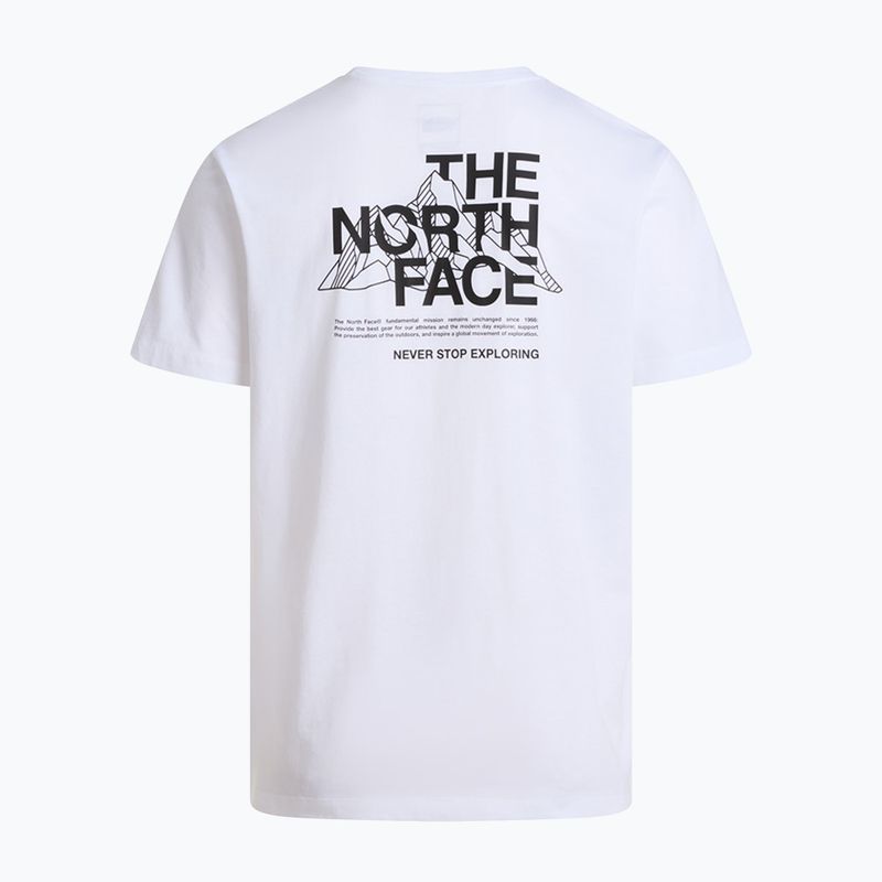 Vyriški marškinėliai The North Face Mountain Sketch Regular tnf white 5
