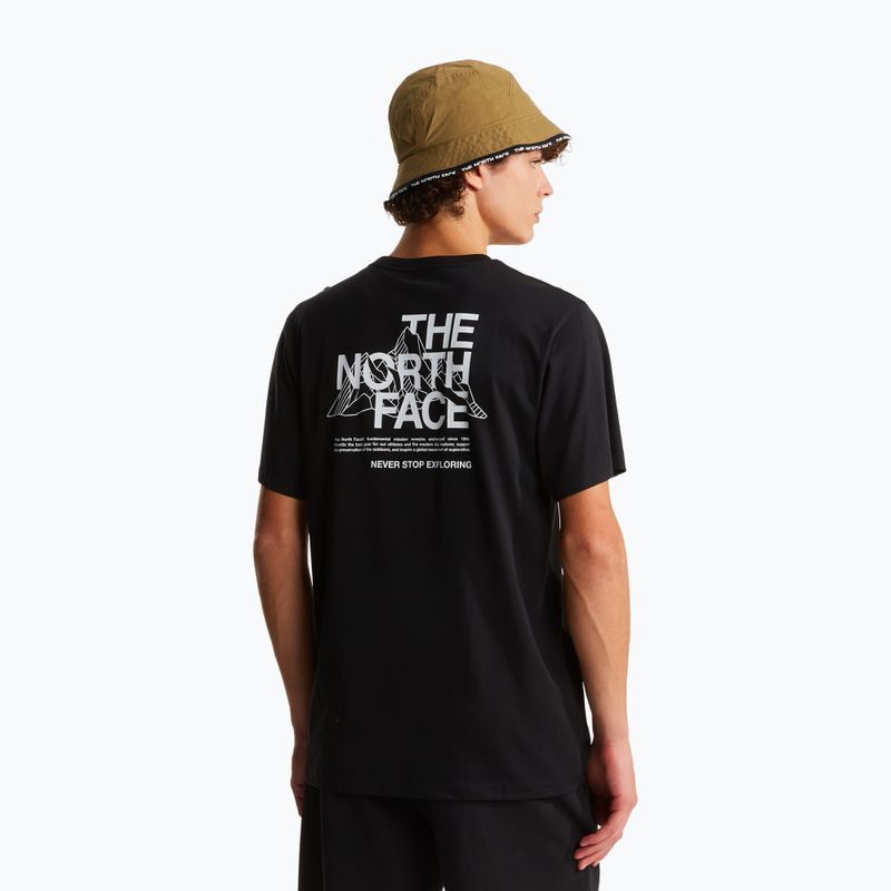 Vyriški marškinėliai The North Face Mountain Sketch Regular tnf black 3