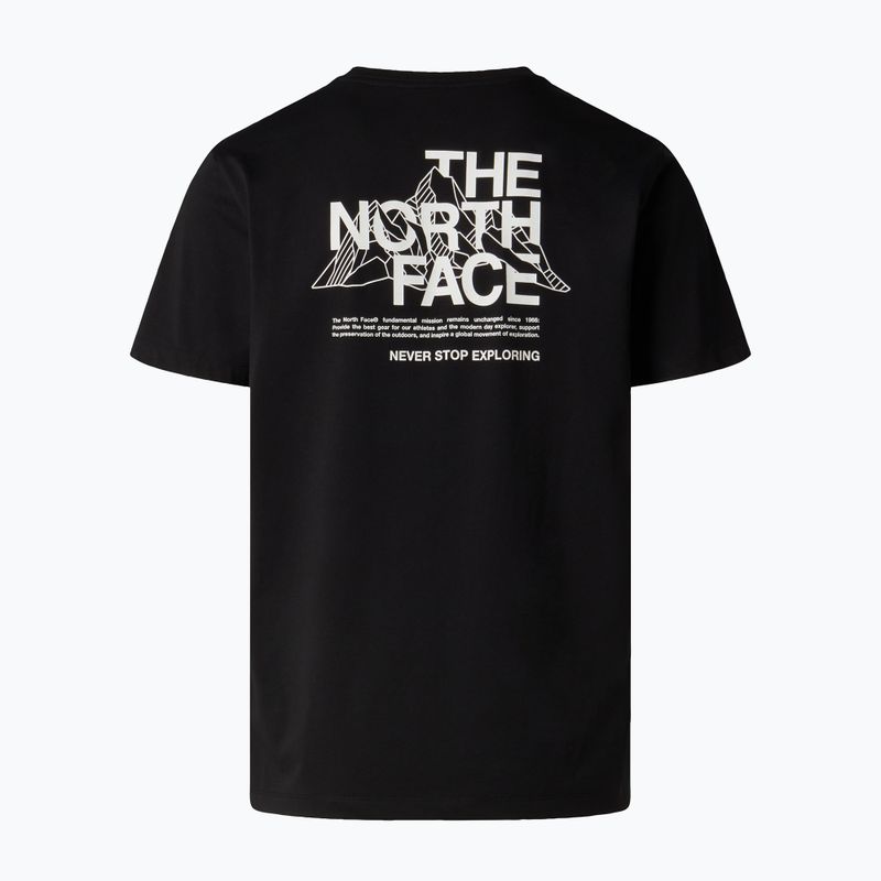 Vyriški marškinėliai The North Face Mountain Sketch Regular tnf black 6