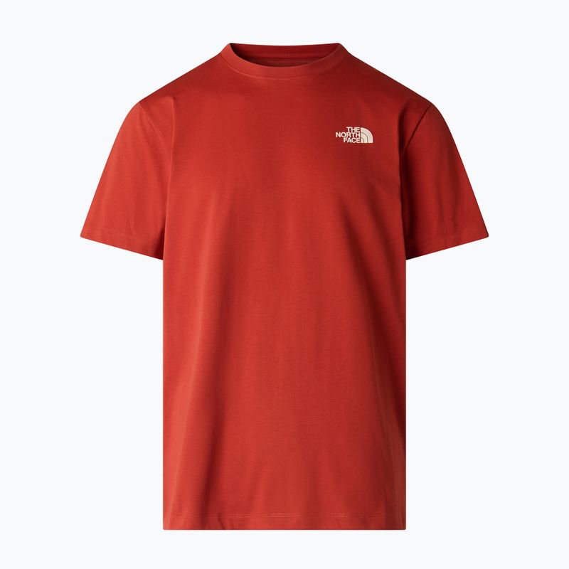 Vyriški trekingo marškinėliai The North Face Vertical Regular iron clay 4