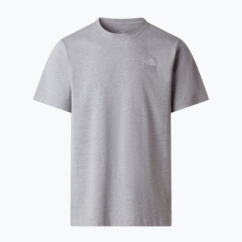 Vyriški marškinėliai The North Face Evolution Simple Dome Regular SS tnf pale grey heather 4