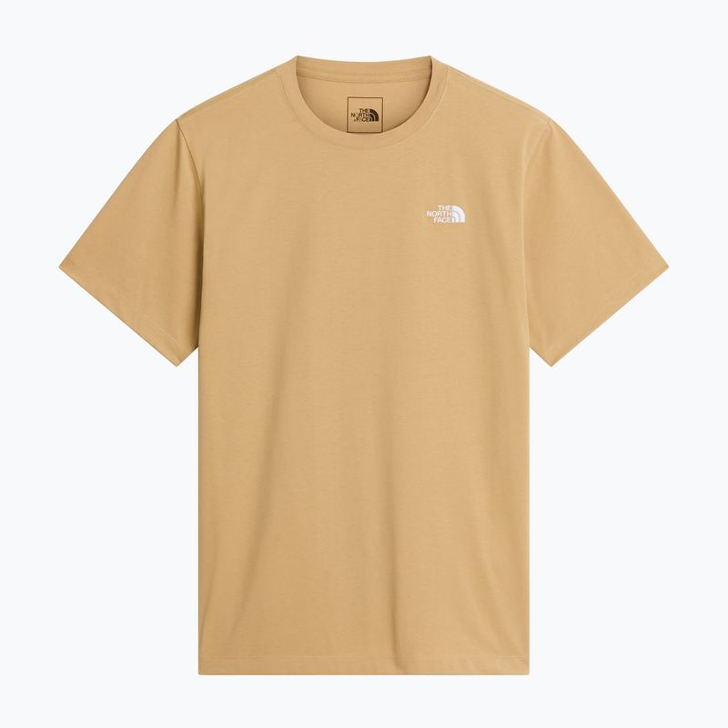 Vyriški marškinėliai The North Face Evolution Simple Dome Regular SS khaki stone 4