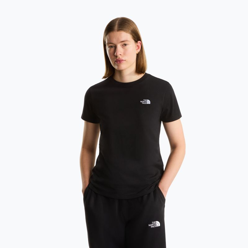 Moteriški marškinėliai The North Face Evolution Simple Dome Slim SS tnf black