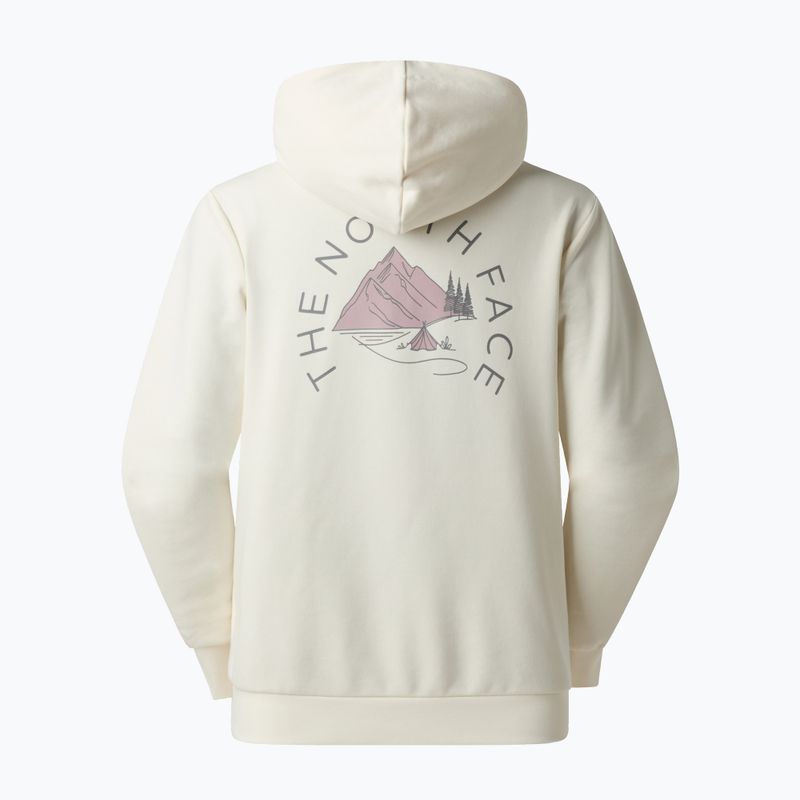 Moteriškas džemperis The North Face Monte Regular Hoodie Graphic white dune 2