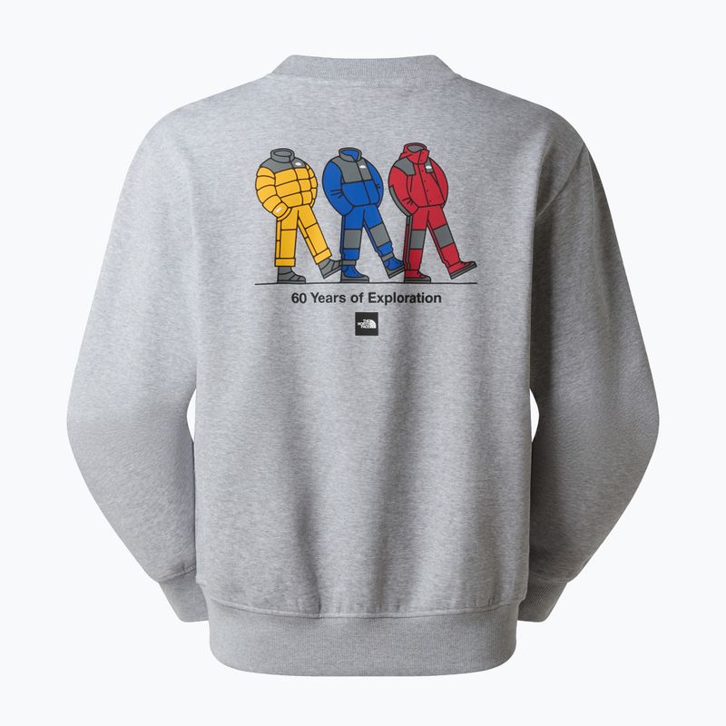 Džemperis The North Face Celebration Relaxed Crew Graphic tnf light grey heather 2