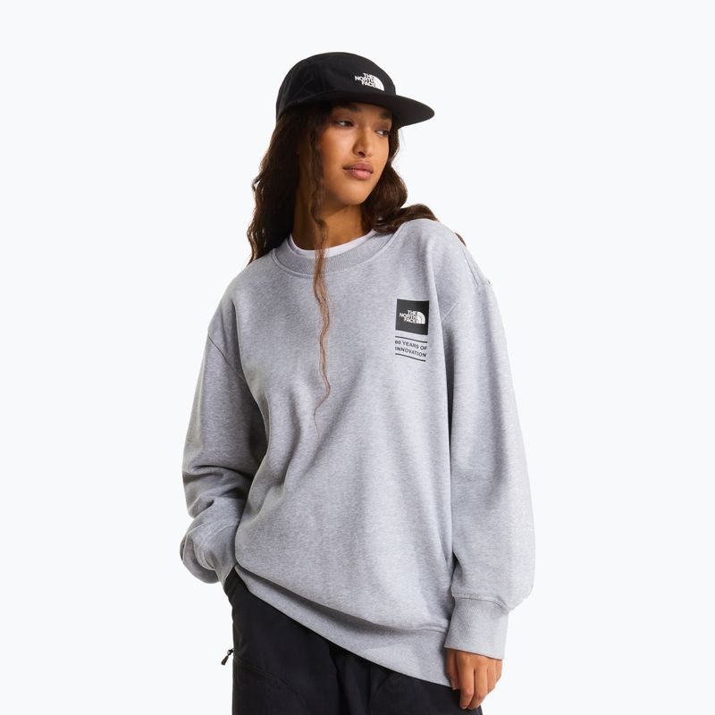 Džemperis The North Face Celebration Relaxed Crew Graphic tnf light grey heather 3