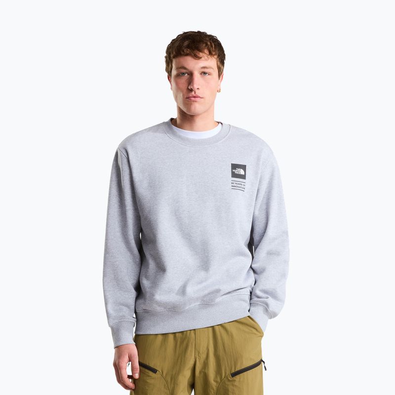 Džemperis The North Face Celebration Relaxed Crew Graphic tnf light grey heather 4