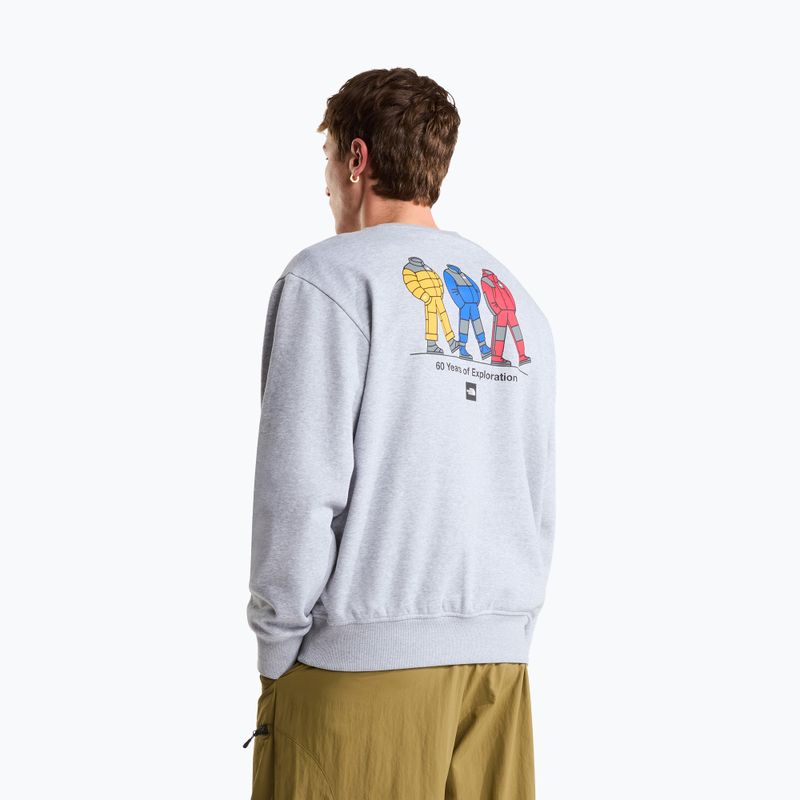 Džemperis The North Face Celebration Relaxed Crew Graphic tnf light grey heather 8