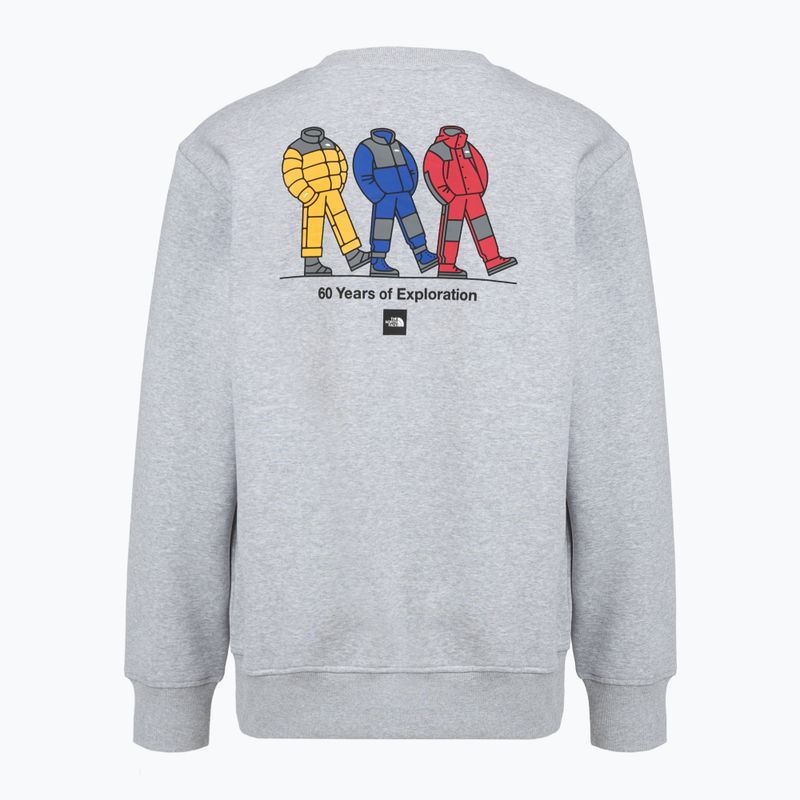 Džemperis The North Face Celebration Relaxed Crew Graphic tnf light grey heather 2