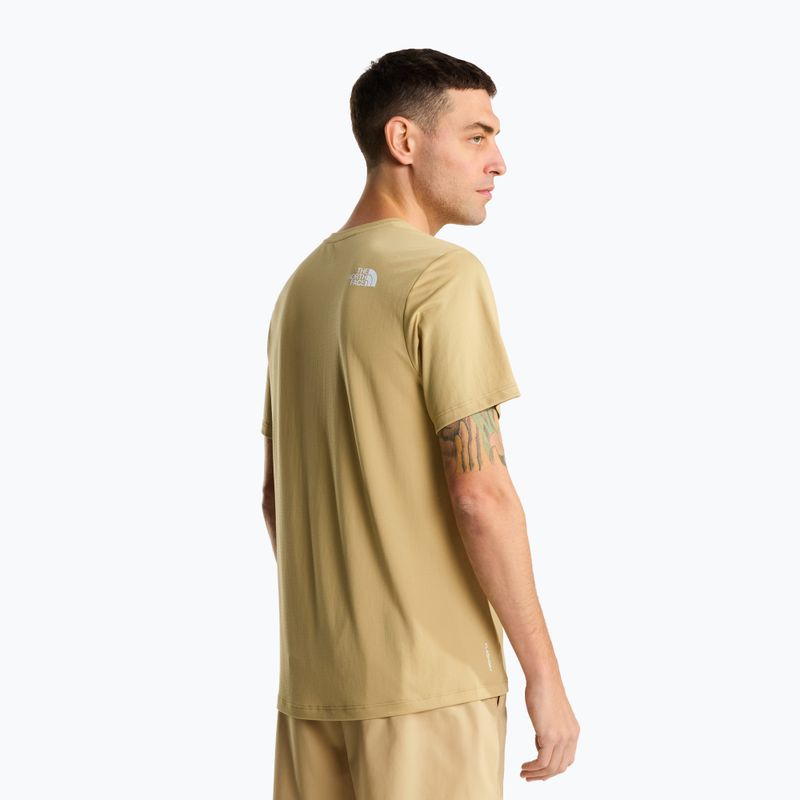 Vyriški marškinėliai The North Face 24/7 khaki stone 3