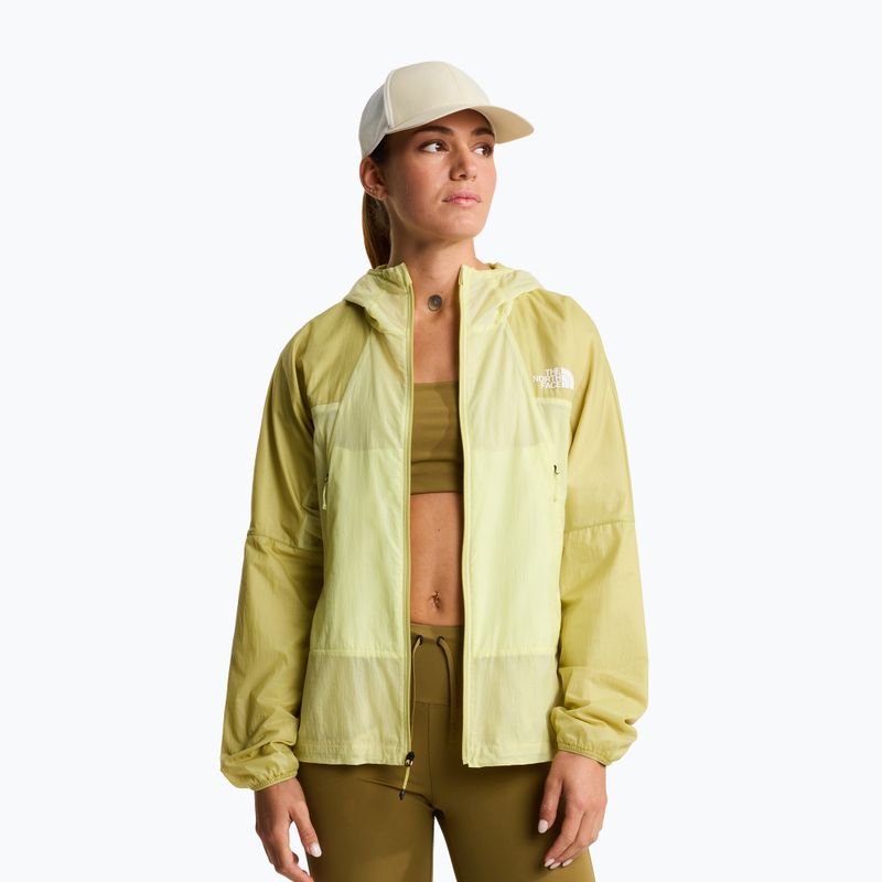 Moteriška vėjui atspari striukė The North Face Ridgelite Futurefleece Wind lemon mist/pearl 5
