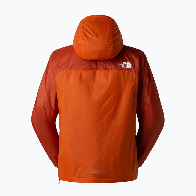 Vyriška vėjui atspari striukė The North Face Ridgelite FF Wind lava red/iron clay 7